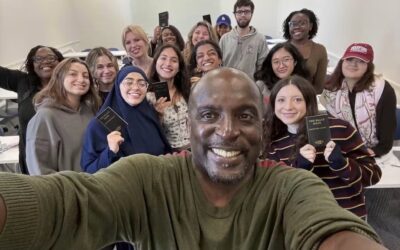 Ron Bell Speaks with Students at Boston University about Trauma Journalism
